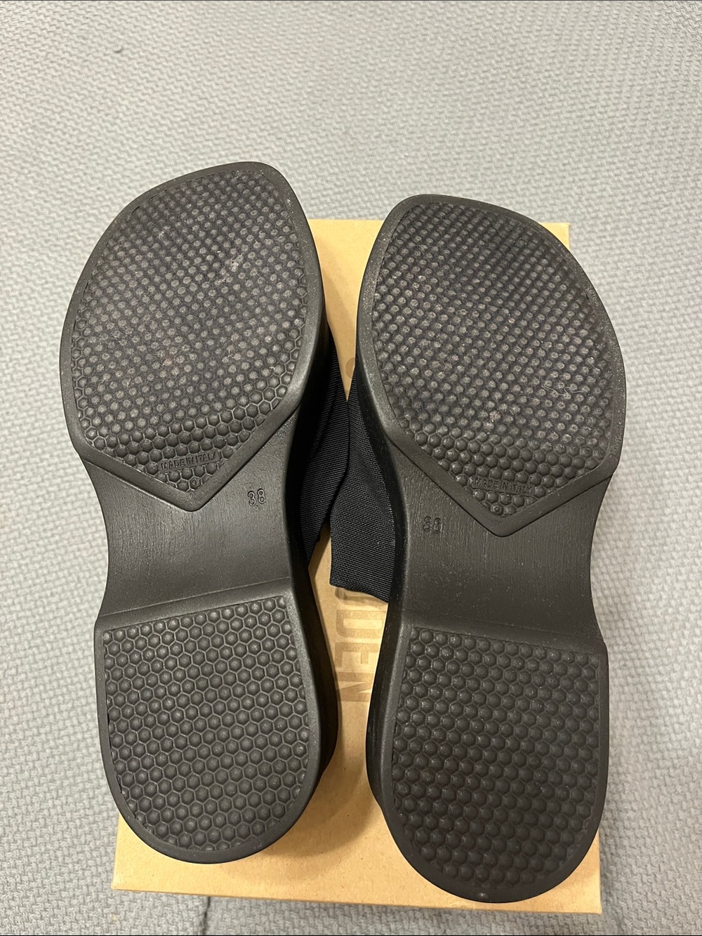 Steve Madden Black Slinky Sandals - Picture 3 of 6